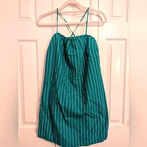 NWT A New Day Green Spaghetti Strap Dress Size Medium